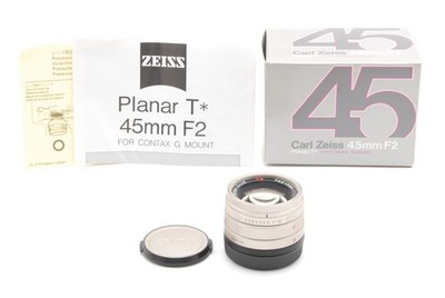 Originalverpacktes [fast UNBENUTZTES] Contax Carl Zeiss Planar T * 45 mm...