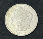 1921-P Morgan Silver Dollar $1 90%, Last Year Issue No Reserve #844