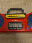 Vintage Sony My First Sony Boombox Red Model CFS-2020 — photo 7