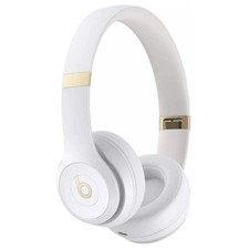 Beats - Solo 4 Bluetooth Wireless On-Ear Headphones Warm White Excellent 