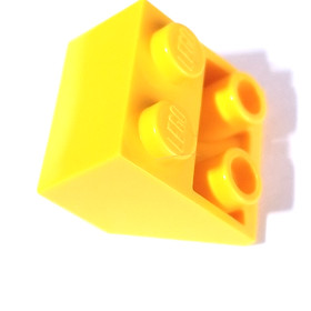 7X LEGO 3660 / 7261 Yellow 2x2 Inverted 45 degree LOT OF 7