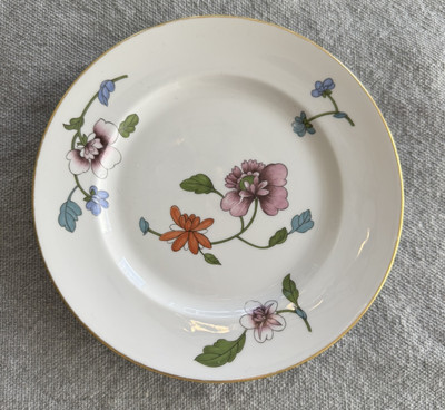 Royal Worcester Astley Floral Porcelain Gold Gilt Salad Plate, 8 1/4 in 