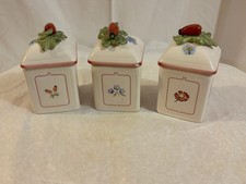 Villeroy & Boch  pots  à confiture petite fleur charm en faïence