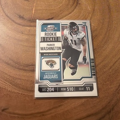 2023 Panini Contenders Optic - Rookie Ticket Parker Washington #85 (RC)