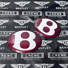 Hood & Trunk B emblem badge for Bentley Continental GT GTc Flying Spur