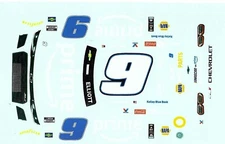 Winscals #9 Prime 2025 Chase Elliott 1/24 waterslide Nascar decal