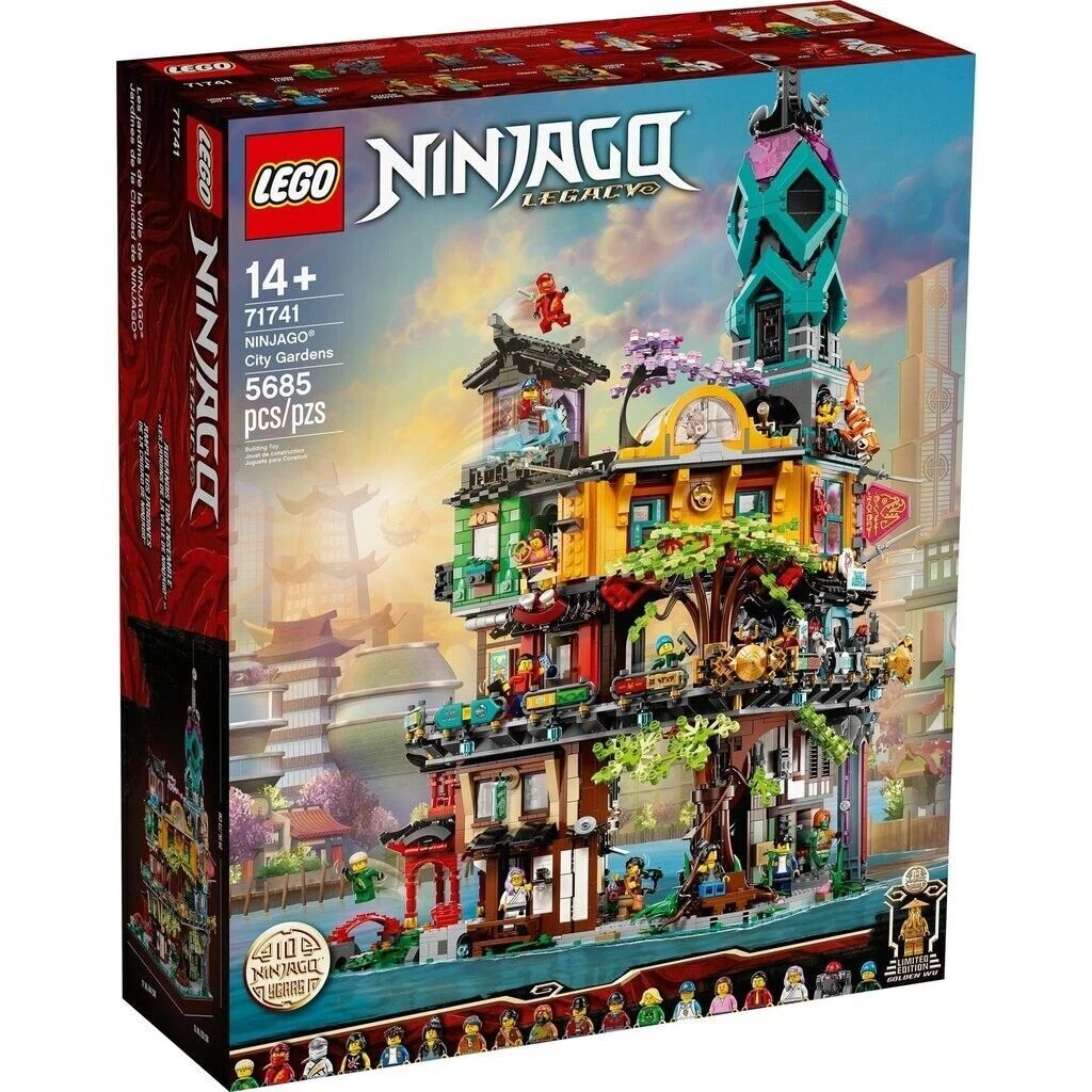 LEGO Ninjago City Gardens 71741 Building Kit 5685 Pcs Playset Gift