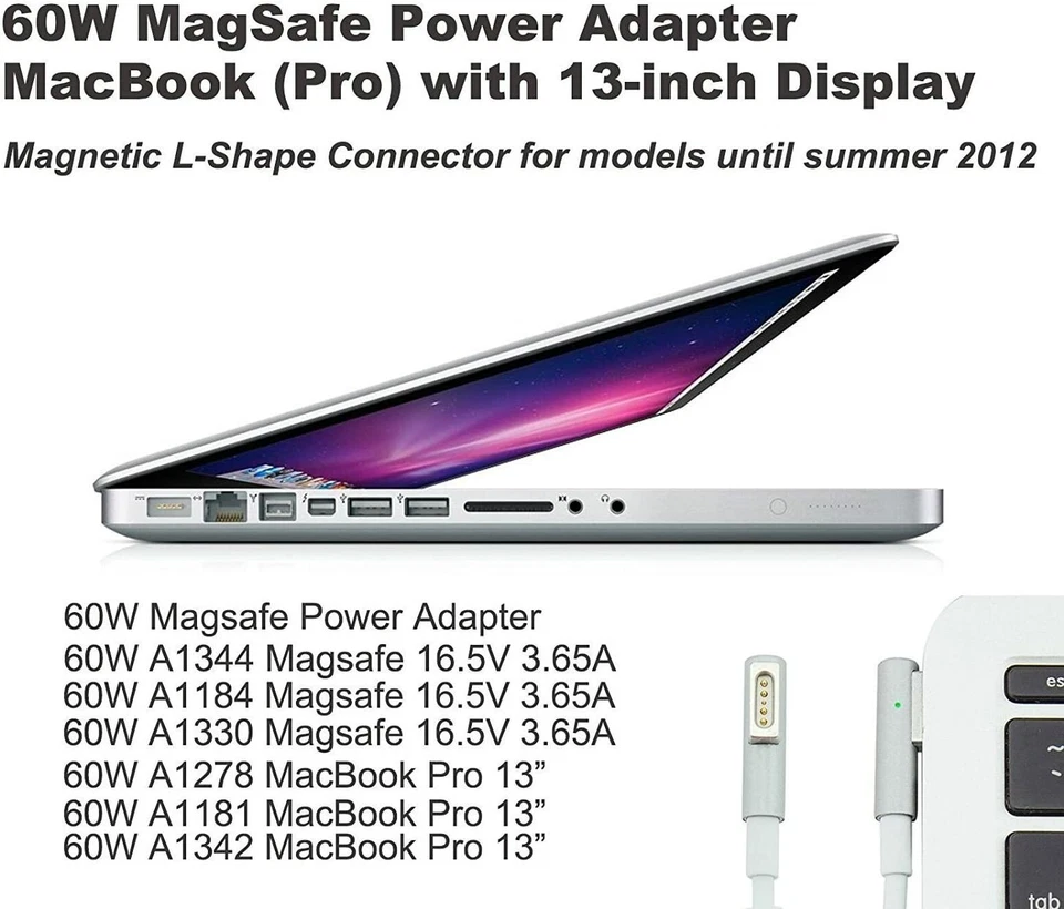 New 85W Power Adapter Charger For Mac MacBook Pro 13" 15" 17" - Image 4 of 4