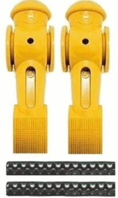 Tornado Foosball man - Yellow Set of 2 with roll pins - counterbalanced