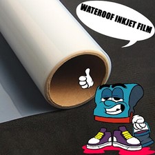 54" x100ft  Waterproof Inkjet Instant-dry Silk Screen Printing Transparency Film