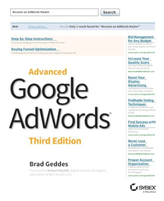 Advanced Google AdWords - Paperback NEW Geddes, Brad 2014-05-23