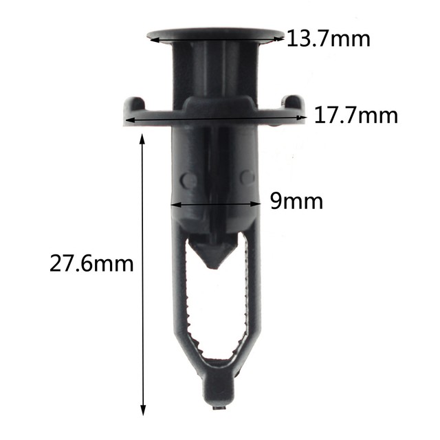 16x Tailgate Cap Top Protector Molding Retainers Clips for 2017 18