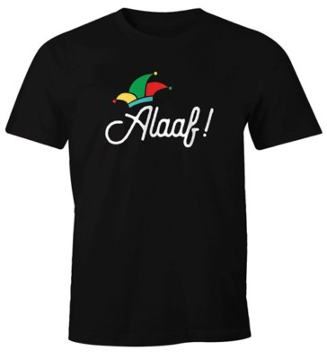 #ad Herren T Shirt Alaaf Helau Ahoi Karneval Fasching Fasnacht Narrenruf Jeck Narr EUR 17.90