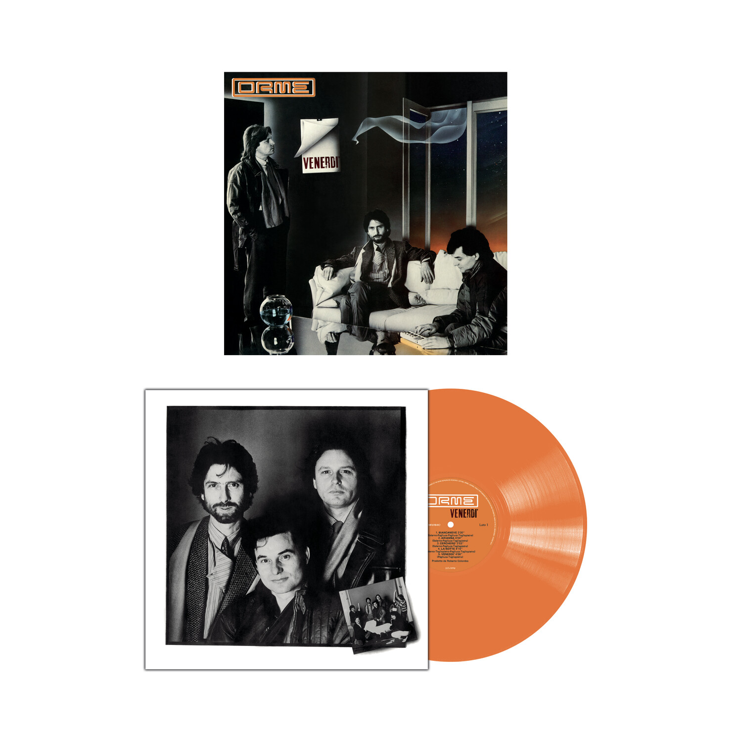 Le Orme Venerdi' Vinyl LP 180 Grams (Orange Numbered Limited Edition) New