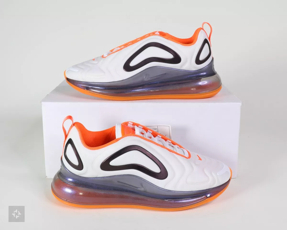 Algebra Tussendoortje Overtuiging UNRELEASED Nike Air Max 720 White Orange Athletic Sample Shoes Women&#039;s  Size 7 | eBay