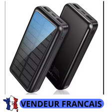 Chargeur Solaire 20,000mAh Étanche avec Double USB pour Vos Appareils