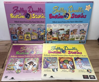 SHELLEY DUVALL'S BEDTIME STORIES Vol 1,2,3,4 LASERDISC 90s Kids TV