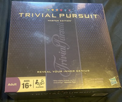 Trivial Pursuit Master Edition Board Game 2009 Hasbro Ages 16+ New & Sealed