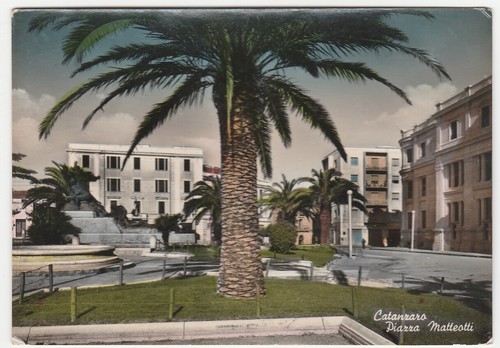 CATANZARO - PIAZZA MATTEOTTI - VIAGG. 1956 -15225-