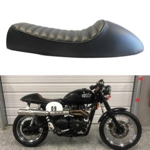 Motorcycle Black Hump Cafe Racer Seat Vintage Saddle For Honda Cb750 Cb350 Cb450 Ebay