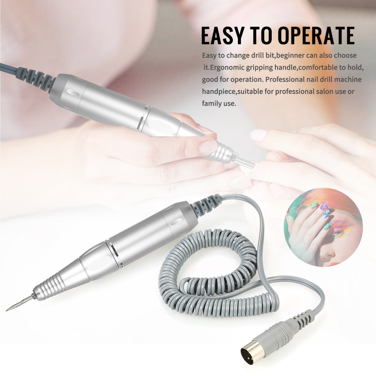 ネイルアート用品(筆など) ARGOFILE Nail care machine POP FILE Amazon.com: COSLUS Electric Nail Drill File Professional