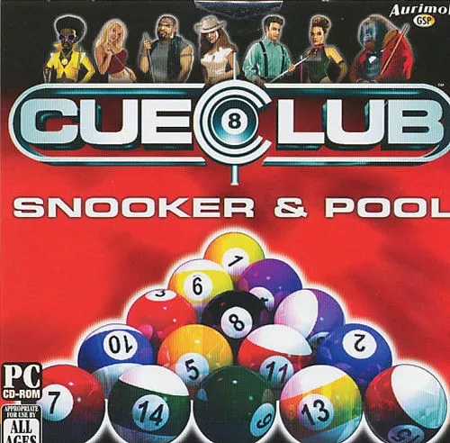 CUE CLUB Billar Piscina Snooker 8 bolas Simulación PC Juego XP/Vista/7/8 - NUEVO CD - Imagen 1 de 5