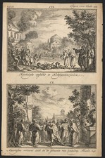 1750 Original Engraving Simon Fokke Byzantine Empire Constantinople Anastasius I