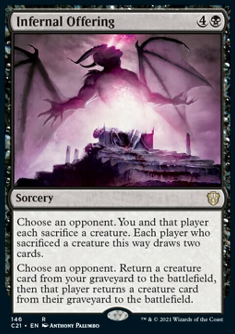 MTG Magic the Gathering Infernal Offering (146/445) Commander 2021 LP