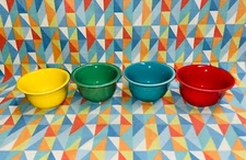 Fiestaware Mix Set Bouillon Bowl 4 Fiesta Small Prep Dessert Fruit Cup FREE ship