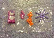 Lego Toy Story Mini Figures Lotso The Bear,Chunk,Stretch (octopus Legs No Head)