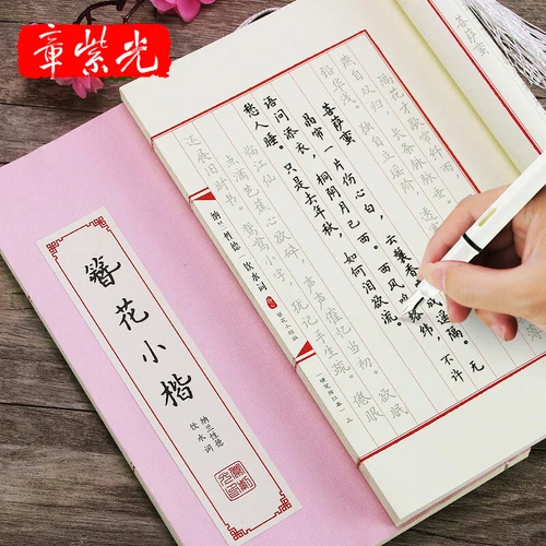 章紫光 钢笔字帖 成人练字 楷书临摹 行书硬笔书法 字帖簪花小楷练字帖Chinese classic set pen calligraphy copybook - Picture 1 of 27
