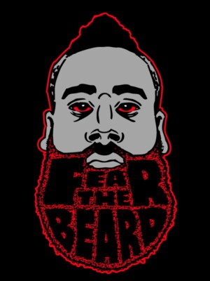 V1150 James Harden Fear The Beard Basketball Art Decor WALL POSTER 