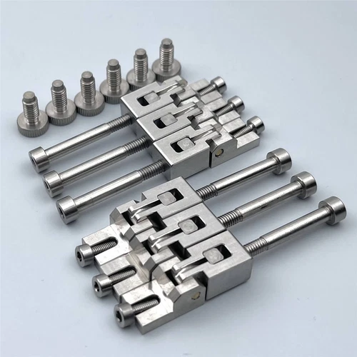 STEEL Stainless Double Locking Tremolo Bridge Saddles Set Fit Floyd Rose Bridge