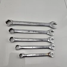 5 GREAT NECK COMBINATION WRENCHES  c07mc, co9mc, c11mc, c12mc, c15mc