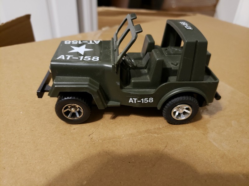 Rare Vintage Hong Kong Echo Battery Operated Jeep Non Stop