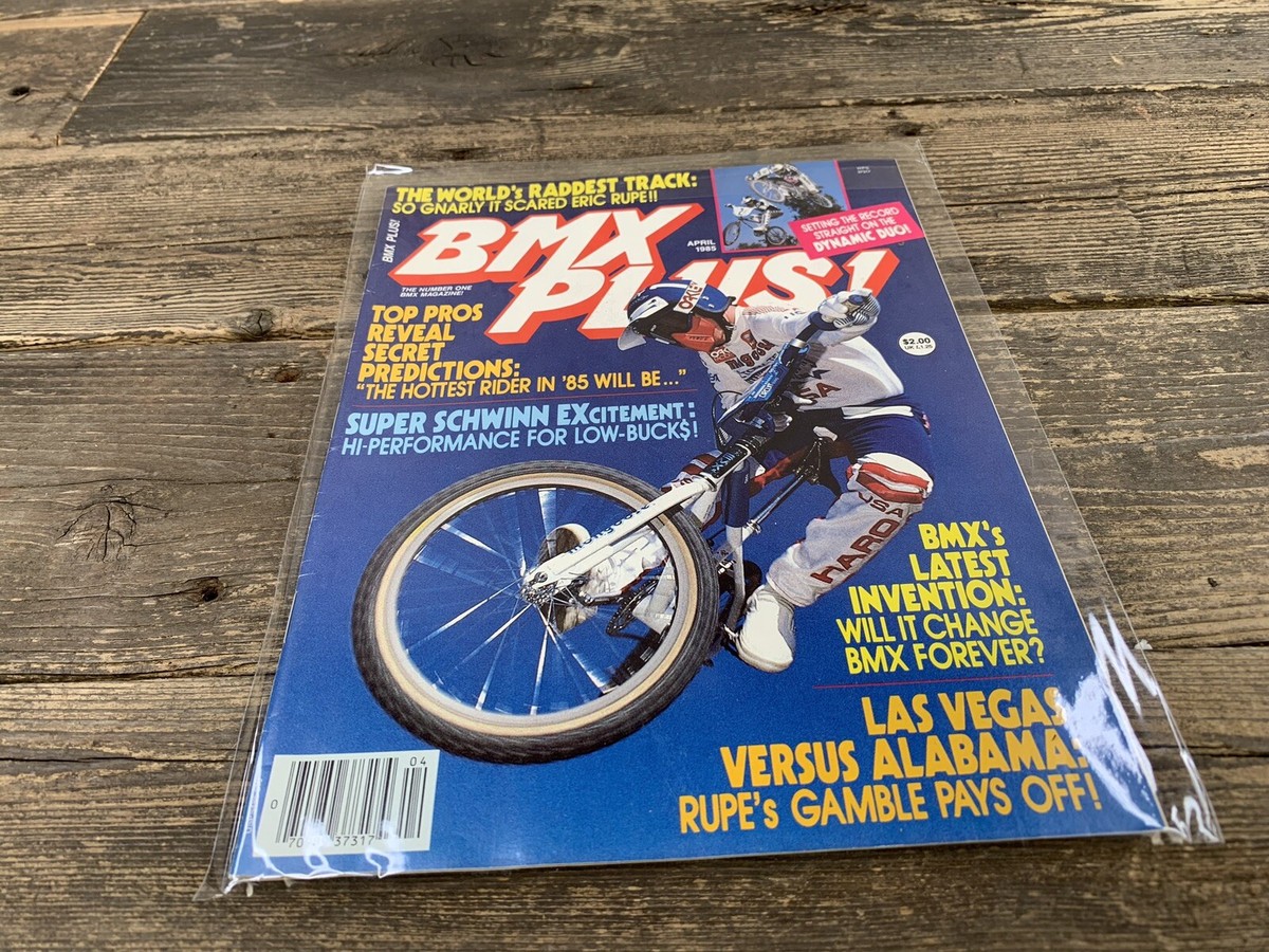 April 1985 Bmx Plus Magazine Vintage Old School | eBay