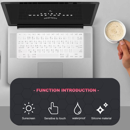 2 Pcs Arabic Keyboard Film Cover for Laptop Computer Accessories - 第 9/10 張圖片
