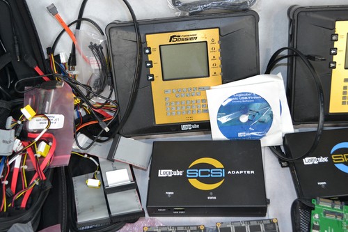 2X LOGICUBE FORENSIC DOSSIER, Quest 2, 2x SCSI Adapter W/ Accessories, Bag -Read - Bild 3 von 24