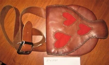 Leather Shooting Possibles Bag, Black Powder Muzzleloader Flintlock/Percussion 6