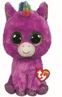 Ty Glubschi Beanie Boos Einhorn @ Rosette @ Med. - Ca. 24 Cm PlüSchtier Neu