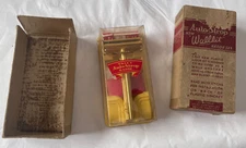 Vintage Valet Auto Strop "WallKit" Razor Set w/Orig. Box Instructions Blades