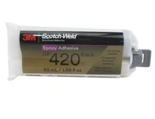 NEW - 3M ScotchWeld Epoxy Adhesive Dp420 Black 50mL - Exp 2/2027 + FREE EPX Tip