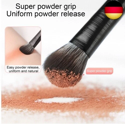 LacyMC 6pcs Lidschatten Make-Up Pinsel Set,Pinsel Kosmetiktasche Portable Reise - Bild 4 von 4