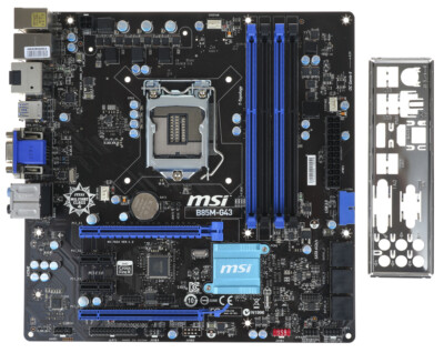 MSI MOTHERBOARD B85M-G43 / INTEL s.1150 / DDR3 / 4-TH GEN / IO SHIELD