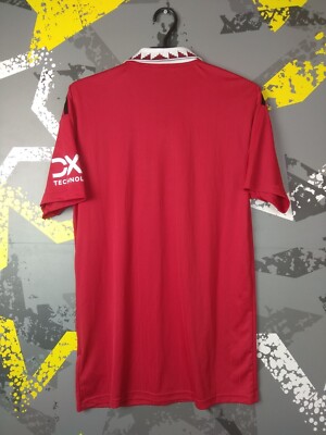 ウェア Manchester United  Jersey Lsize Manchester United Jersey Home Football Shirt 2022 - 23 Adidas Mens