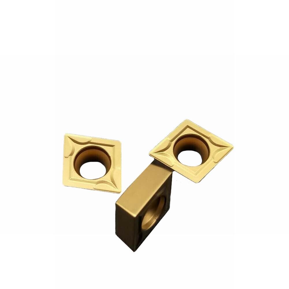 10 Inserts Carbure CCMT09T304 US735 Pour Tournage CNC - Pour Métaux, Usinage, Modèle CCMT32.51
