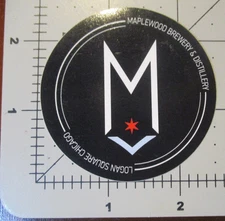 MAPLEWOOD BREWING Chicago charlatan juice bl STICKER decal craft beer brewery Z