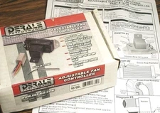 Derale 16759 Fan Controller Adjustable Electric w/PushIn Radiator Probe OPEN BOX