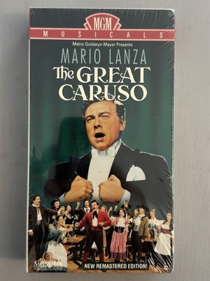 The Great Caruso VHS Tape New Mario Lanza Musical Drama Broadway 1951