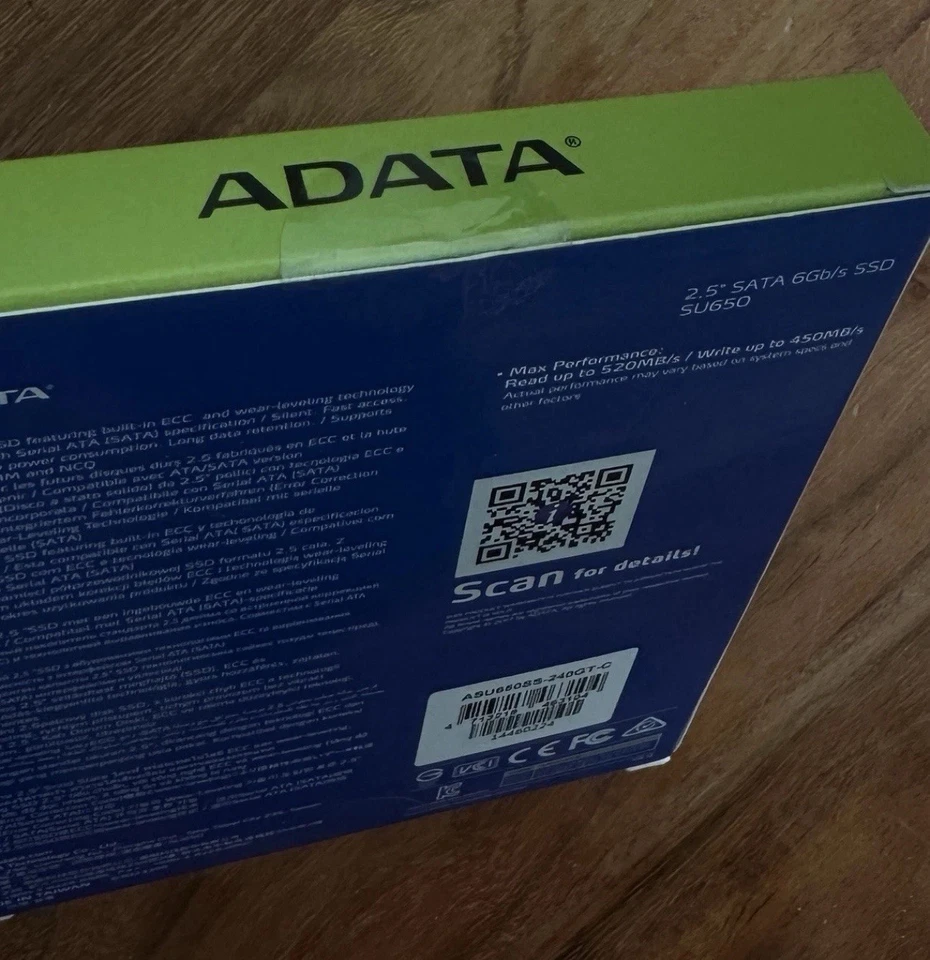 ADATA 3D SSD Ultimate SU655 240GB 2.5" SATA (ASU655SS-240GT-C) - Image 3 of 3